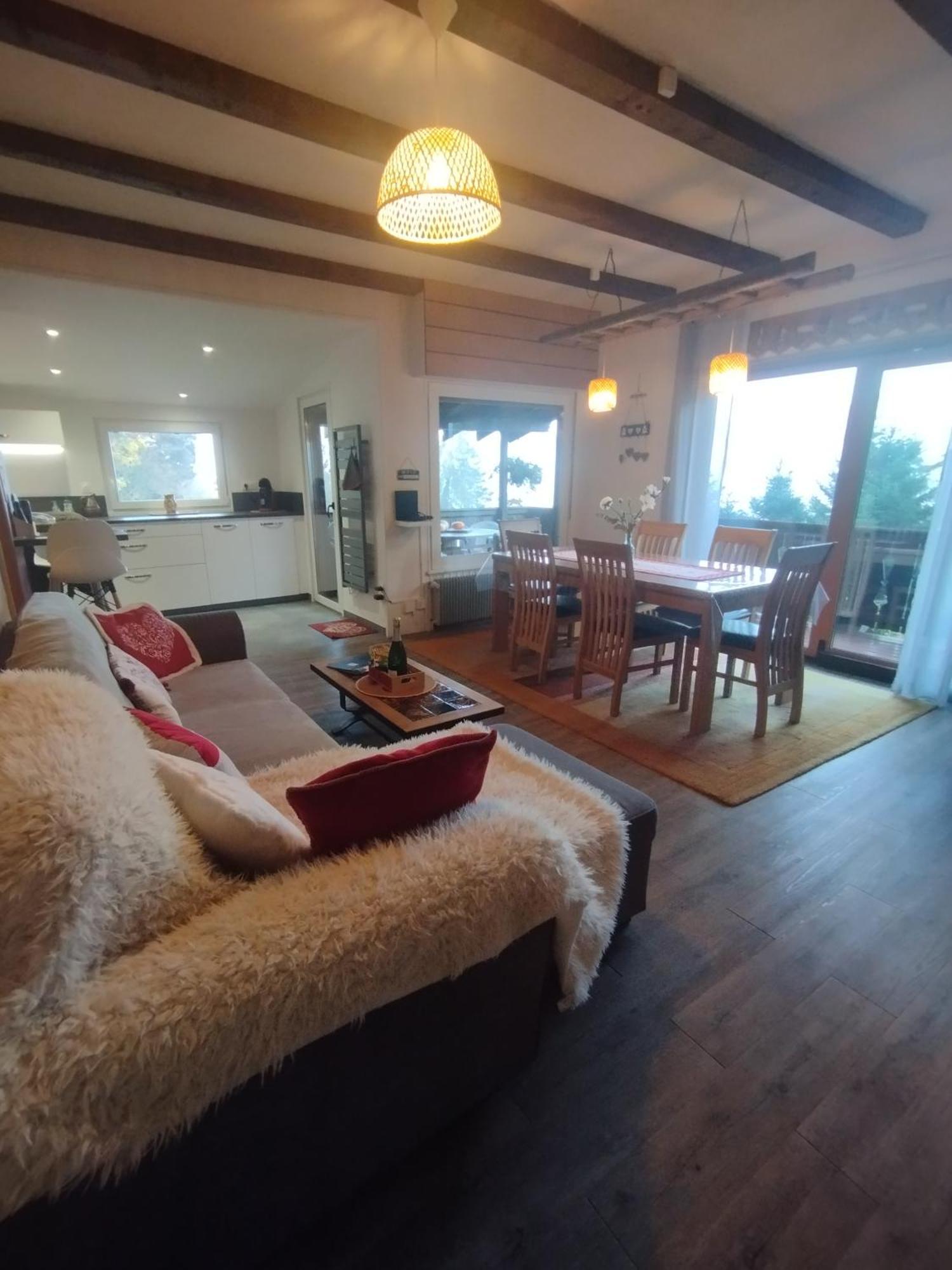 Chalet Au Bois Des Ecureuils Classe Trois Etoiles. Muhlbach-sur-Munster Dış mekan fotoğraf